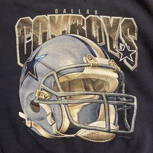 Vintage 1998 Dallas Cowboys Big Helmet shirt sweater retro sweatshirt